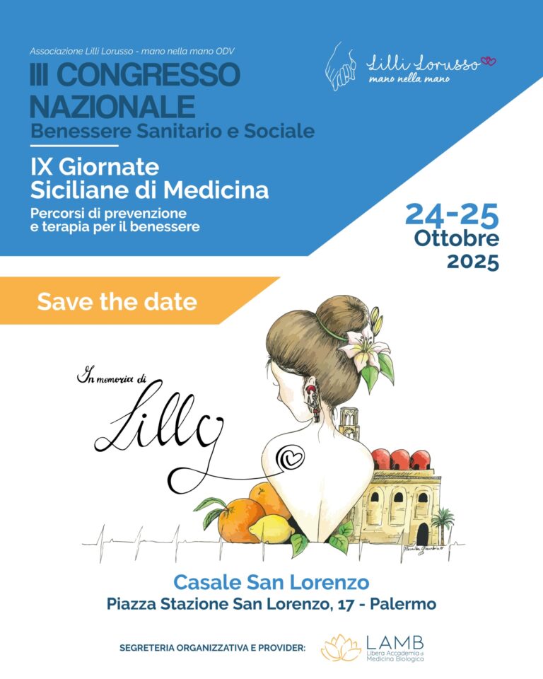 III CONGRESSO NAZIONALE ASSOCIAZIONE «LILLI LORUSSO MANO NELLA MANO – ODV»